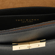 Tory Burch Black Lambskin Crossbody Bag