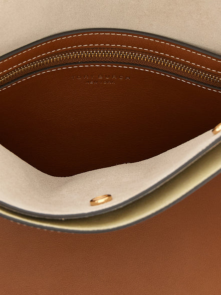 Tory Burch Brown Cowhide Crossbody Bag