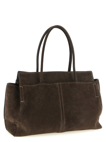 Tod's Brown Calfskin Handbag