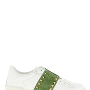 Valentino Garavani Bicolor Calfskin Low Top Sneakers