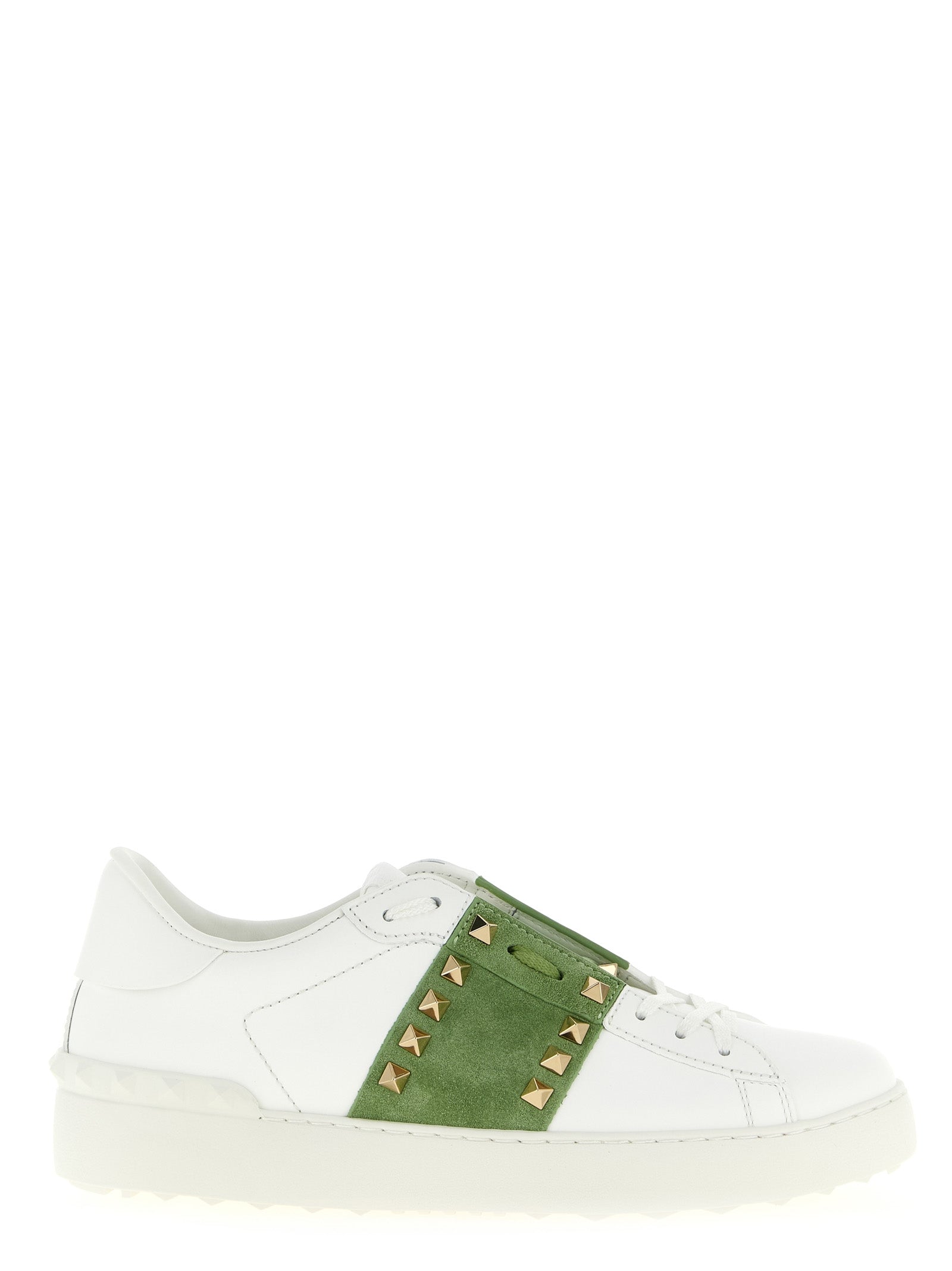 Valentino Garavani Bicolor Calfskin Low Top Sneakers