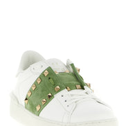Valentino Garavani Bicolor Calfskin Low Top Sneakers