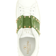 Valentino Garavani Bicolor Calfskin Low Top Sneakers