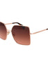 Max Mara Rose Gold Metal Sunglasses