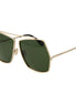 Max Mara Gold Metal Sunglasses