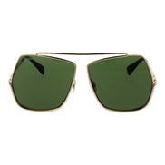 Max Mara Gold Metal Sunglasses