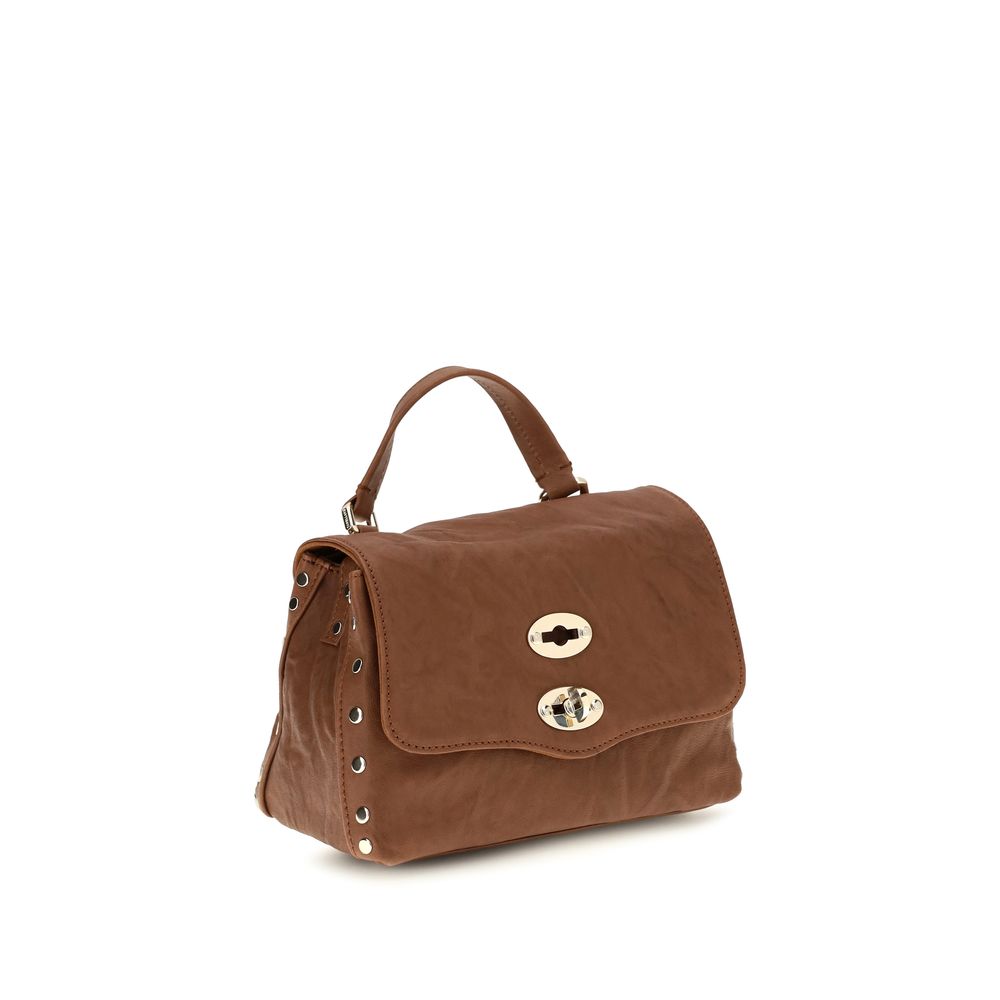 Zanellato Brown Suede Leather Handbag