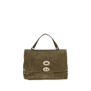 Zanellato Brown Suede Leather Handbag