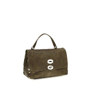 Zanellato Brown Suede Leather Handbag