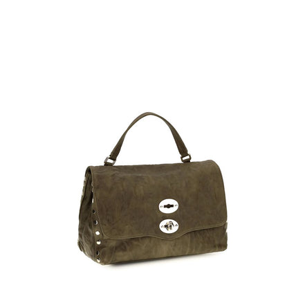 Zanellato Brown Suede Leather Handbag