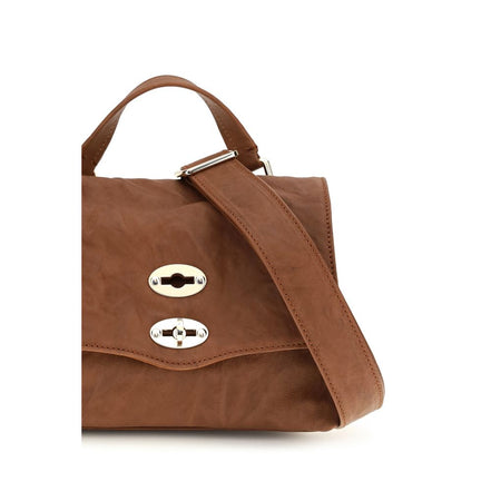 Zanellato Brown Suede Leather Handbag