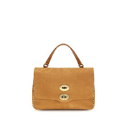 Zanellato Beige Suede Leather Handbag