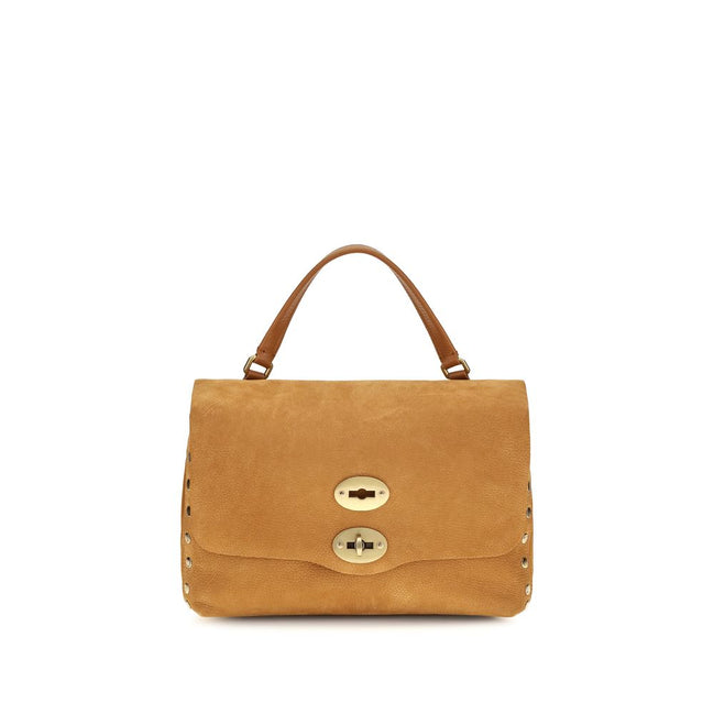 Zanellato Beige Suede Leather Handbag