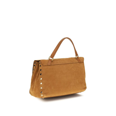 Zanellato Beige Suede Leather Handbag