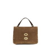 Zanellato Brown Suede Leather Handbag
