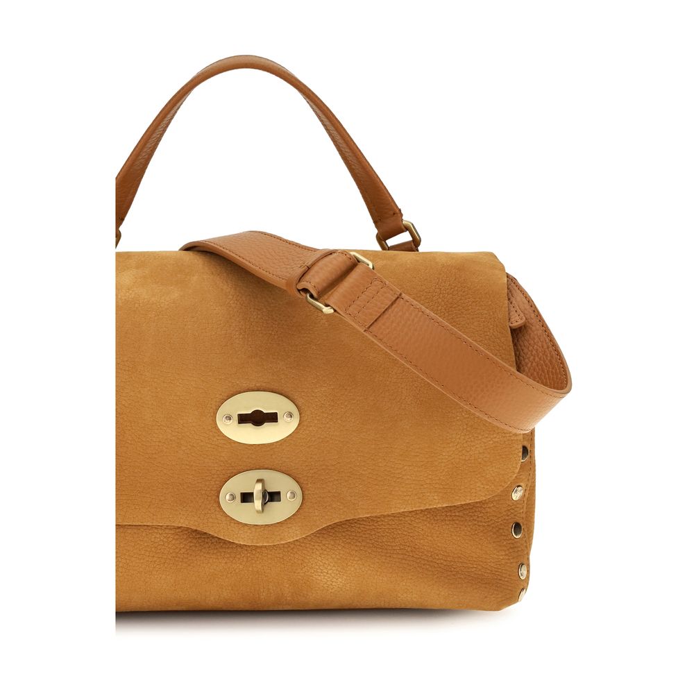 Zanellato Beige Suede Leather Handbag