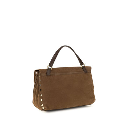 Zanellato Brown Suede Leather Handbag