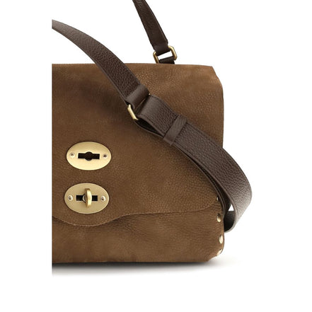 Zanellato Brown Suede Leather Handbag