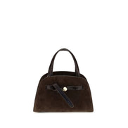 Tory Burch Brown Suede Leather Handbag