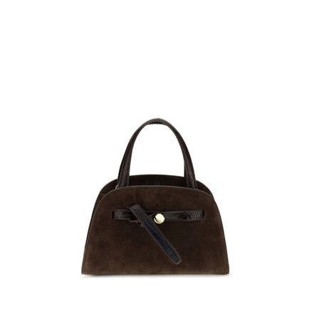 Tory Burch Brown Suede Leather Handbag