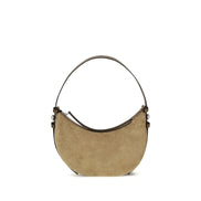 Tory Burch Beige Suede Leather Shoulder Bag