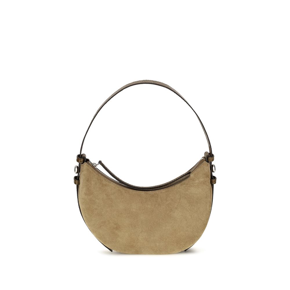Tory Burch Beige Suede Leather Shoulder Bag