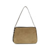 Tory Burch Beige Suede Leather Shoulder Bag
