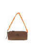 Miu Miu Brown Cotton Shoulder Bag
