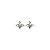 Vivienne Westwood Gray Brass Earrings
