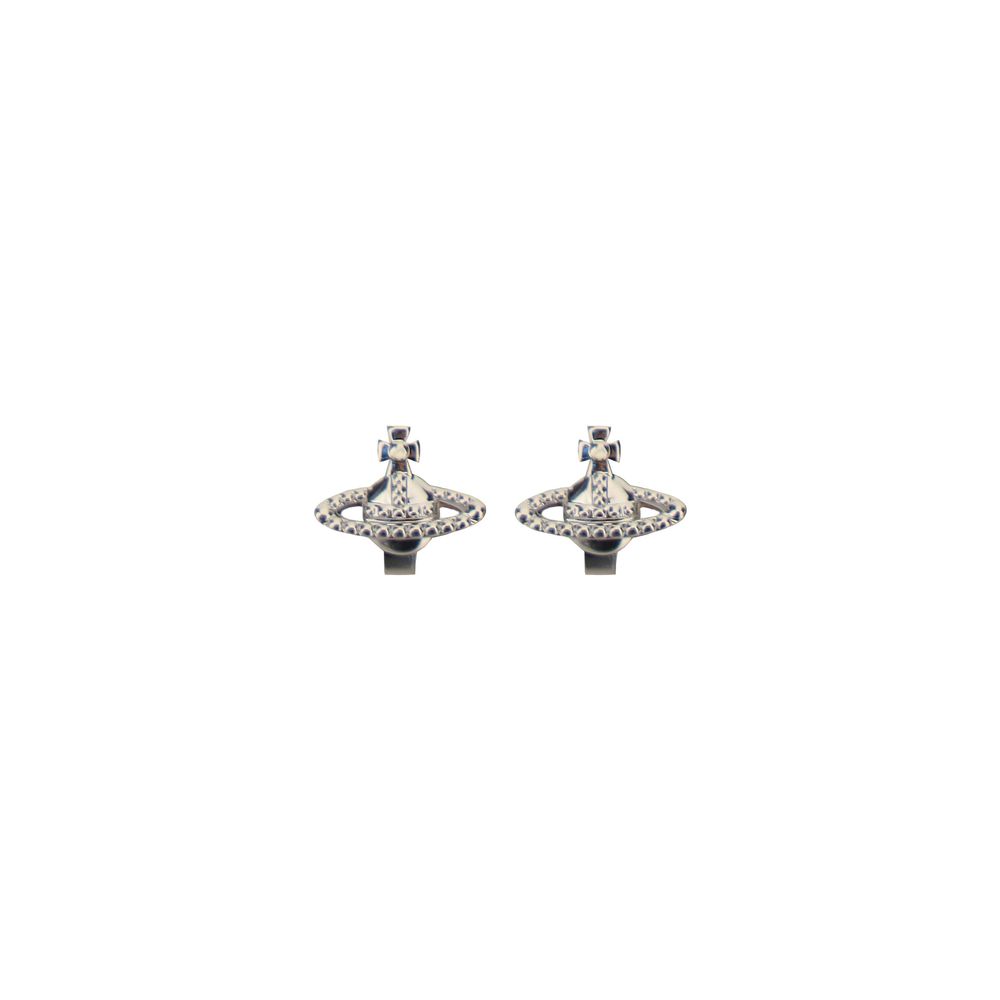 Vivienne Westwood Gray Brass Earrings
