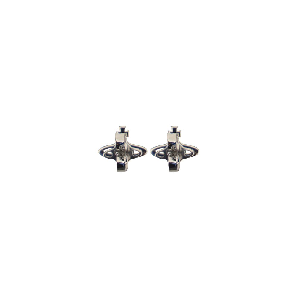 Vivienne Westwood Gray Brass Earrings