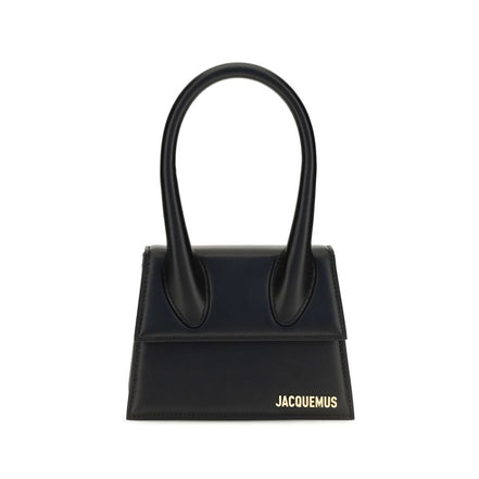 Jacquemus Black Calf Leather Bos Taurus Handbag