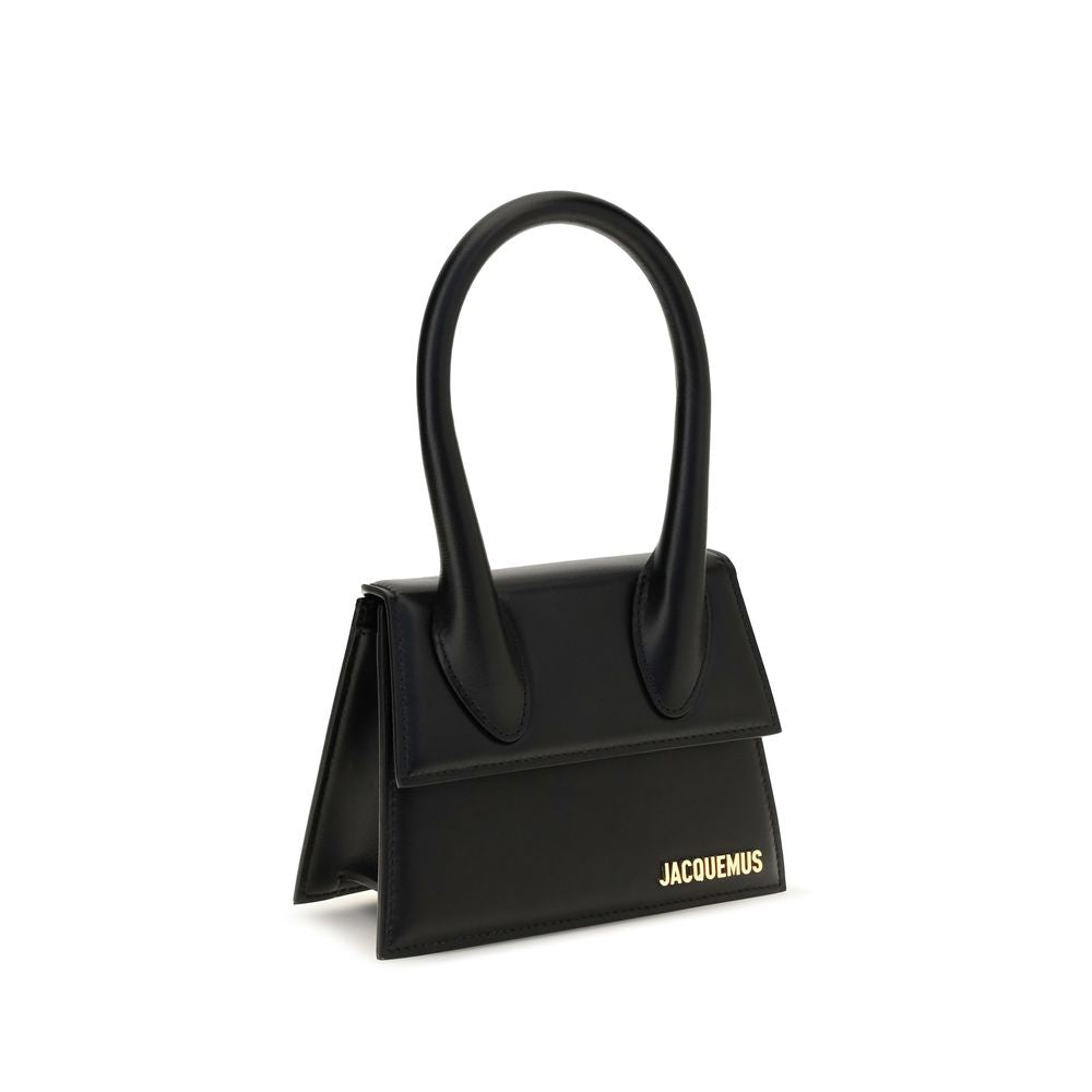 Jacquemus Black Calf Leather Bos Taurus Handbag