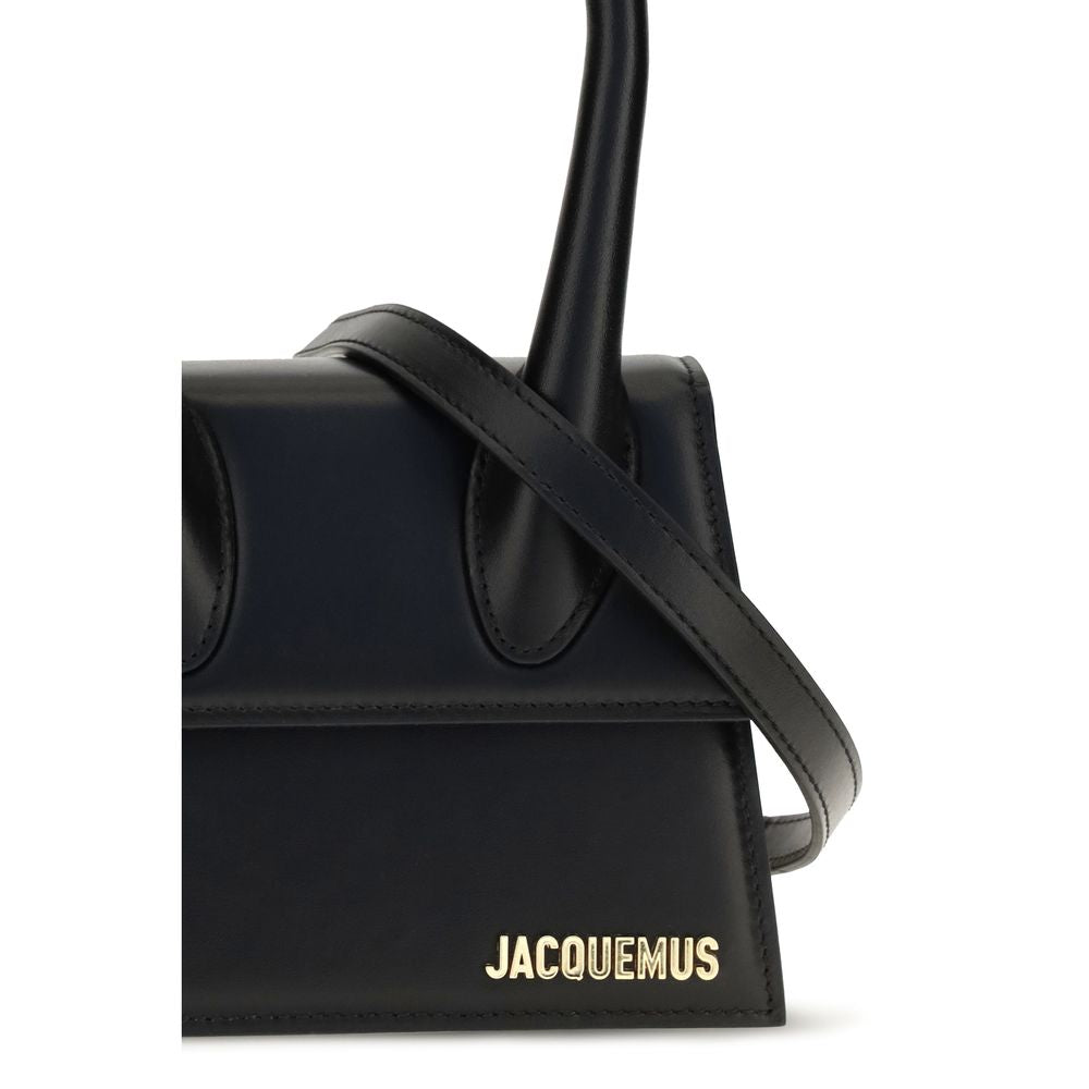 Jacquemus Black Calf Leather Bos Taurus Handbag