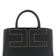 Elisabetta Franchi Black Polyester Tote Bag