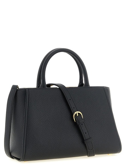 Elisabetta Franchi Black Polyester Tote Bag