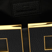 Elisabetta Franchi Black Polyester Tote Bag