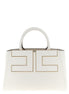 Elisabetta Franchi White Polyester Tote Bag