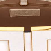 Elisabetta Franchi White Polyester Tote Bag