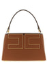 Elisabetta Franchi Brown Polyester Handbag