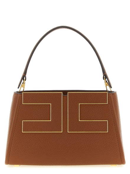 Elisabetta Franchi Brown Polyester Handbag