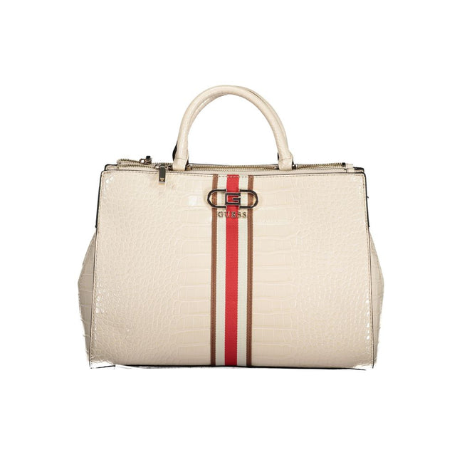 Guess Jeans Beige Polyurethane Women Handbag