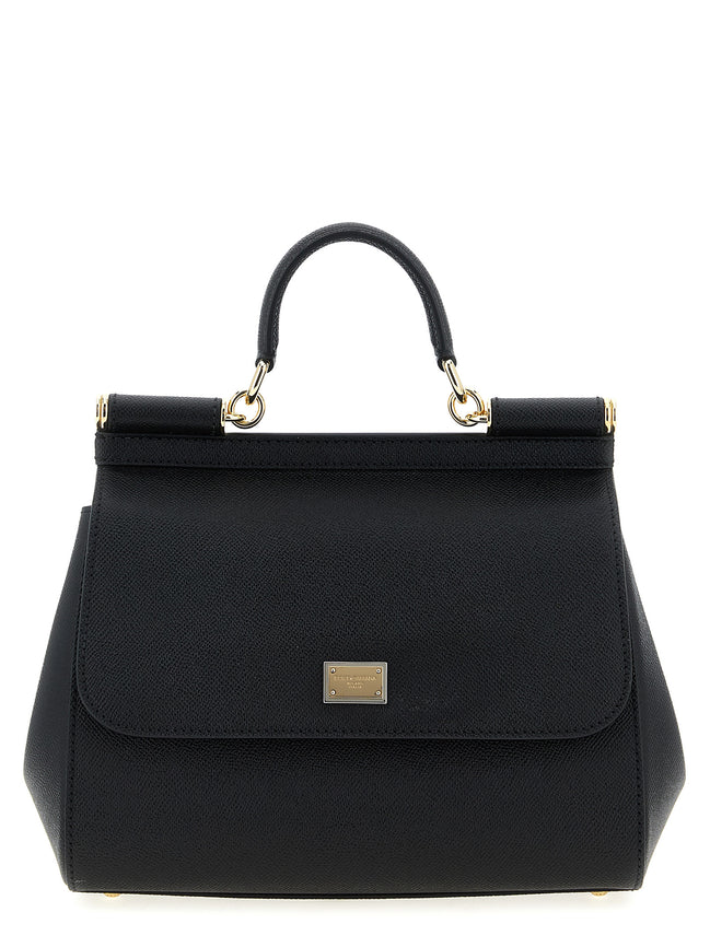 Dolce & Gabbana Black Calfskin Handbag