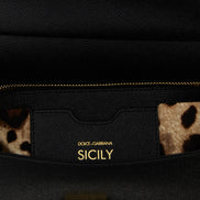 Dolce & Gabbana Black Calfskin Handbag