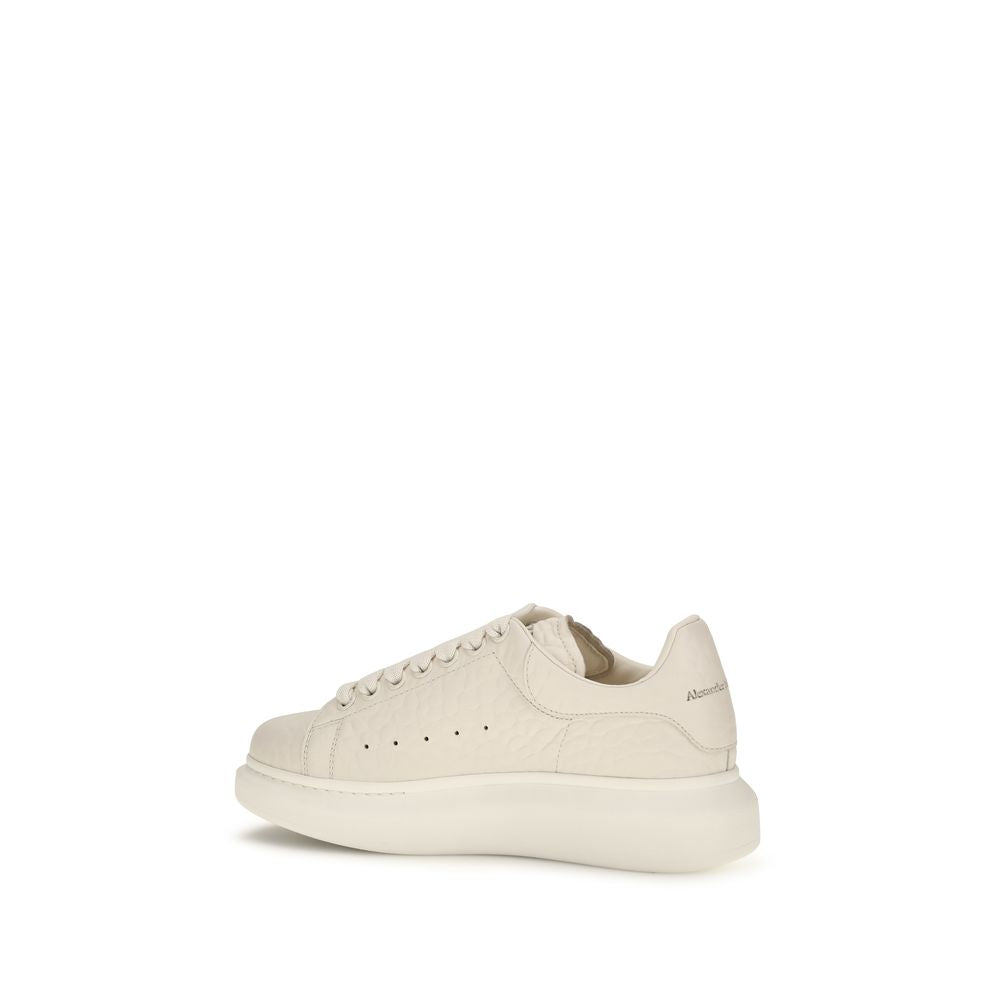 Alexander McQueen White Calf Leather Bos Taurus Chunky Sneakers