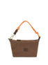 Miu Miu Brown Cotton Shoulder Bag