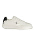 Calvin Klein White Contrast-Panel Sneakers