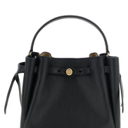 Tory Burch Romy Black Leather Bucket Bag