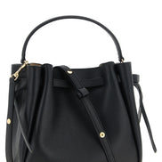 Tory Burch Romy Black Leather Bucket Bag