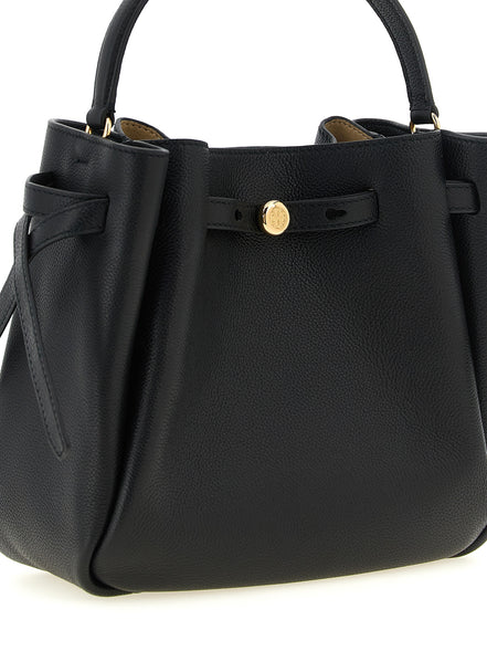 Tory Burch Romy Black Leather Bucket Bag